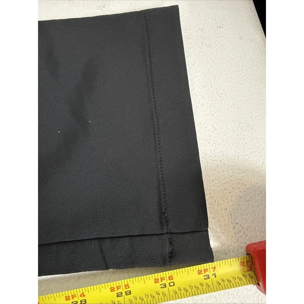 Banana Republic Pants Mens Flat Front Black Performance‎ Golf 33x32 Excellent